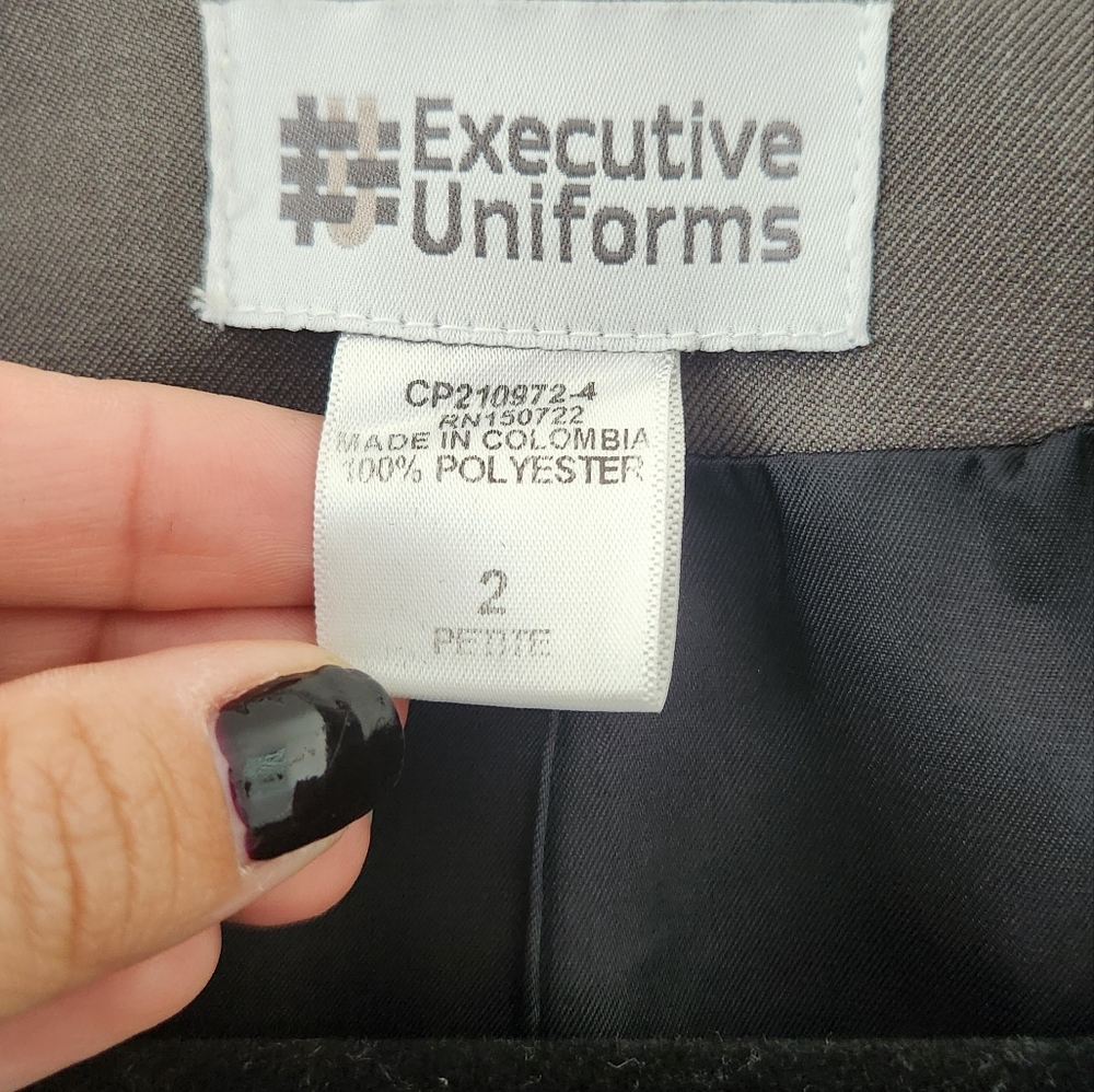 Executive Uniform Women Blazer Size 2 Petite - Picture 11 of 15